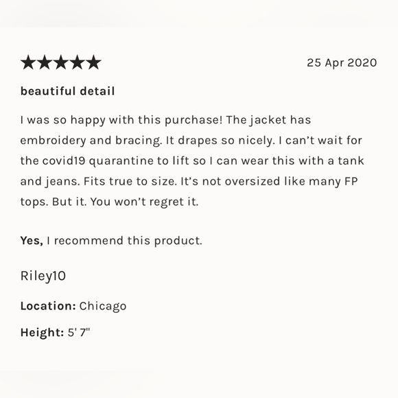 Embroidered FP jacket top - Picture 9 of 12